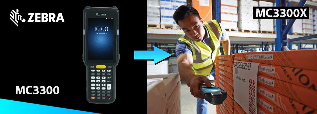 Megszűnik a Zebra MC3300 adatgyűjtő család, helyette érkeznek az új Zebra MC3300x készülékek!