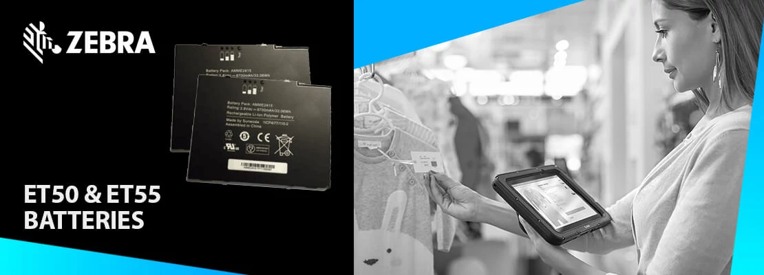 A Zebra Technologies megszűnteti a Zebra ET50/55 ipari tabletekhez tartozó akkumulátorokat!