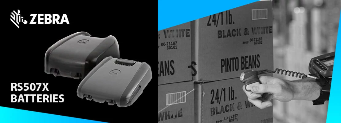 A Zebra Technologies nem folytatja tovább a RS507X gyűrűszkenner akkumulátorok értékesítését!