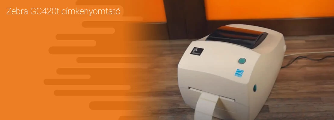 Zebra GC420t címkenyomtató bemutatása, használata