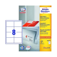 Avery Zweckform öntapadó íves etikett címke 3660-200