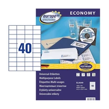 Avery Zweckform öntapadó íves etikett címke ELA049