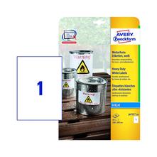 Avery Zweckform öntapadó íves etikett címke J4775-10