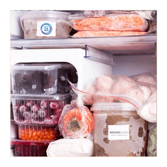 Hűtőházi, mirelit címke