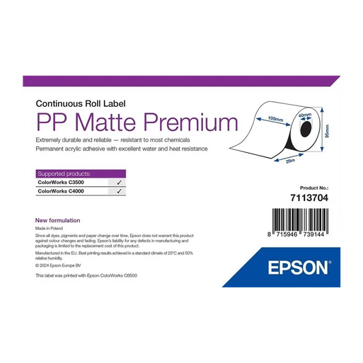 Epson etikett címke 7113704