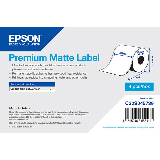 Epson etikett címke C33S045739