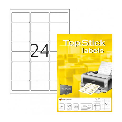 TopStick öntapadó íves etikett címke TopStick-8777
