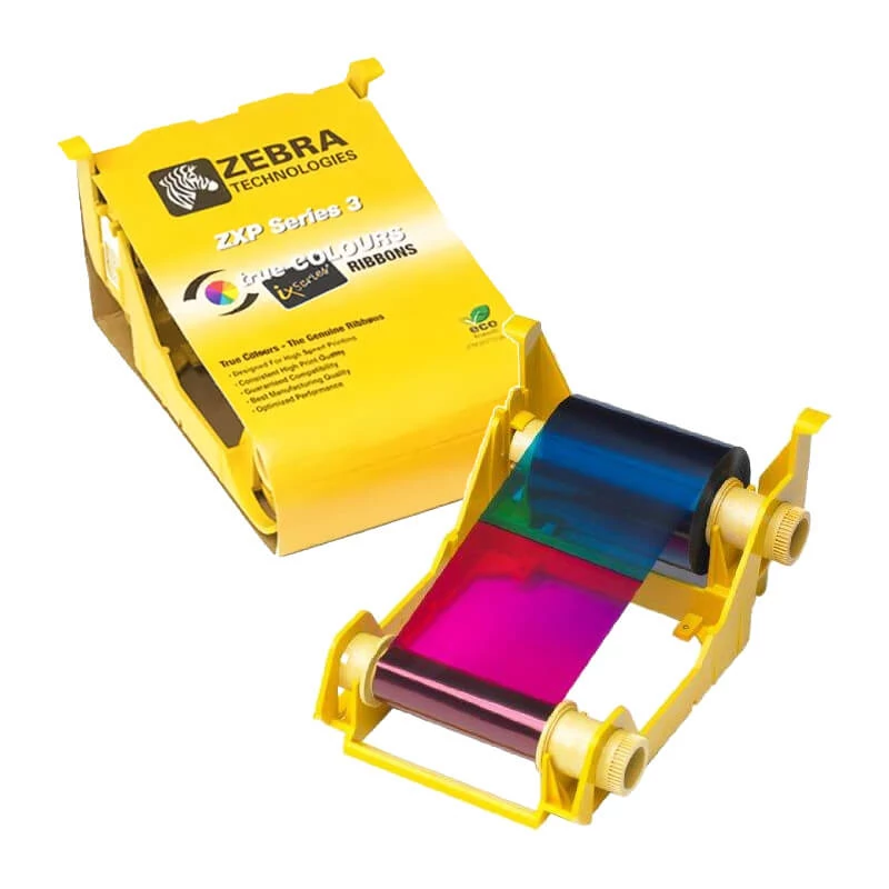 Zebra ZXP3, Piros festékszalag, 1000 kártya/tekercs